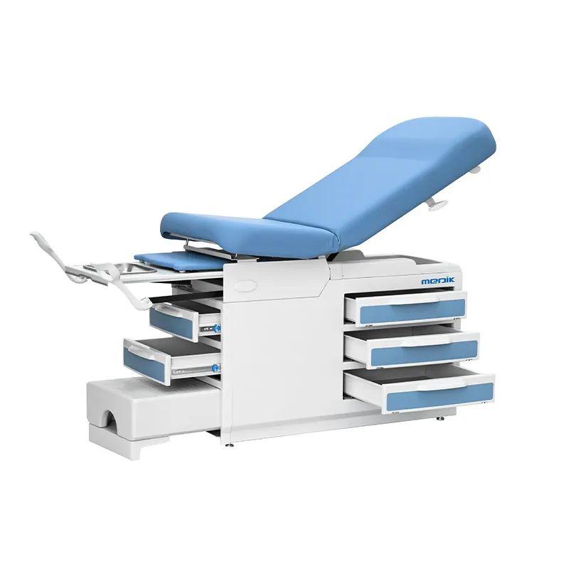 Exam Table with Stirrups